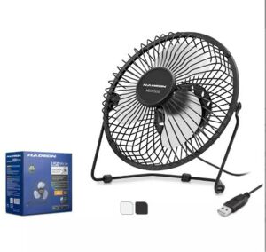 HADRON HDX7252 SİYAH VANTİLATÖR USB METAL18CM