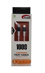 Elba Elb39 L20 Iphone To Type-c 1Mt Beyaz Şarj Kablosu Beyaz