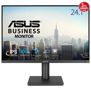 ASUS 24.1 IPS BE248CFN 5MS 100HZ HDMI-DP TYPEC TJ45 Multimedya Kurumsal Pivot Monitör 1920x1200 / 90LM0AJ0-B02K70
