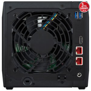 ASUSTOR 4diskli Celeron N5105 QC-16GB RAM-2-2.5GbE Nas Server AS5404T (47911)