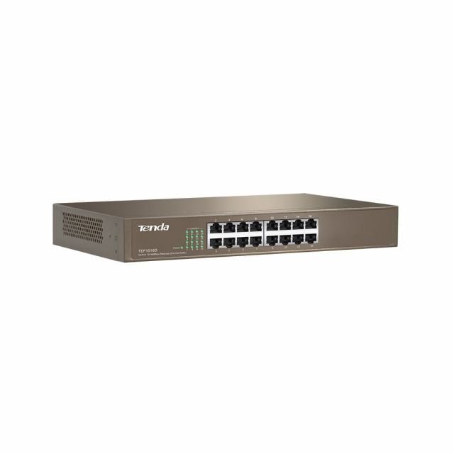 TEF1016D 10/100Mbps 16xPort Rackmount Fast Ethernet Switch