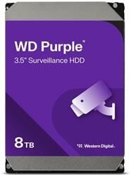 Wd 8Tb Purple WD85PURZ 5400RPM 256MB 7x24 Güvenlik Harddisk (Resmi Distribitör Ürünü)