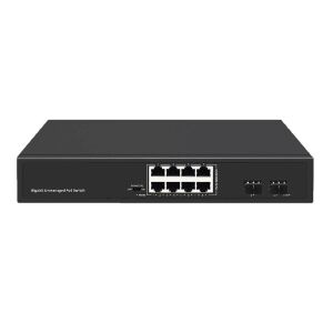 ODS 8port PoE 120w 2-SFP Gigabit Yönetilemez Switch 08ODS-8P2S
