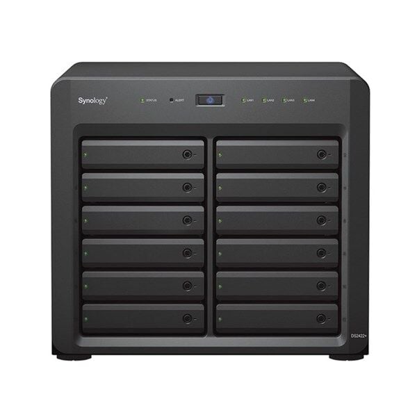 SYNOLOGY 12diskli Ryzen V1500B-16GB RAM-4-Gigabit Nas Server DS2422 PLUS (48134)