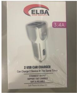 Elba ELB28-AR3P ELBA 3.4A  2USB ARAÇ BAŞLIK