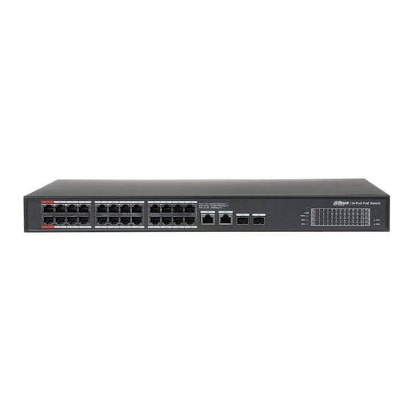 DAHUA 24port PoE 360w 2-SFP Gigabit Yönetilemez Switch PFS3228-24GT-360-V2