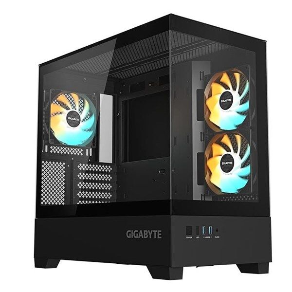 GIGABYTE GB-C201P GAMING Mid-Tower PC Kasası Siyah 360mm Soğutma Desteği