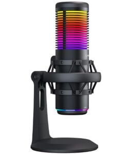 Rampage BEMOL Siyah RGB Shock Mount Masaüstü Mikrofon