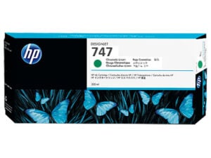 HP P2V84A No 747 Kromatik Yeşil 300ml Orijinal DesignJet Mürekkep Kartuşu