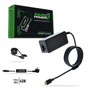 PARS POWER PRS-049 45W 20V 2.25A- (TYPE-C) Siyah Notebook Adaptör