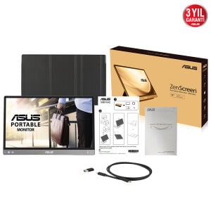 ASUS 14 IPS ZenScreen MB14AC 5MS 60HZ TYPEC Taşınabilir Monitör 1920x1080 / 90LM0631-B01170