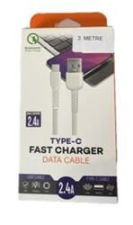 Elba MT-DT2MT 3  Metre Type-c Data Kablosu