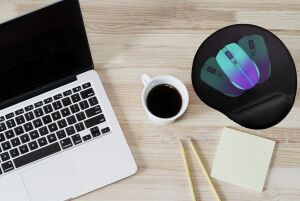 INCA IMPS-009 Bilek Destekli Siyah Mouse Pad