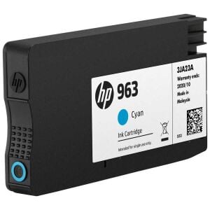 HP 3JA23AE No 963 Cyan 9,5ml Orijinal Mürekkep Kartuşu 700 Sayfa