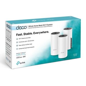 TP-LINK DECO M4 1200mbps Dual Band Mesh Router 3lü Set