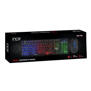 INCA IKG-448 Kablolu USB Q Trk Siyah Gaming Klavye - Mouse Set