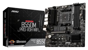 MSI B550M PRO-VDH WIFI DDR4 HDMI DP PCIE 4.0 AM4 mATX