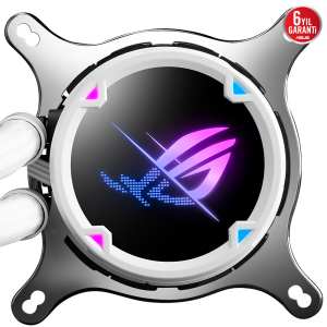 ASUS 240mm ROG STRIX LC II 240 ARGB AM4-1700p Sıvı Soğutmalı İşlemci Fanı Beyaz / 90RC00E2-M0UAY4