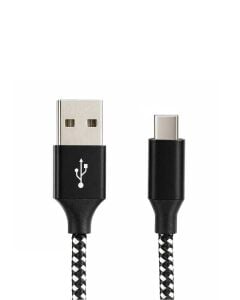 Vcom CU250 Type-C to USB 3m 15W (5V-3A) Örgülü Şarj Kablosu