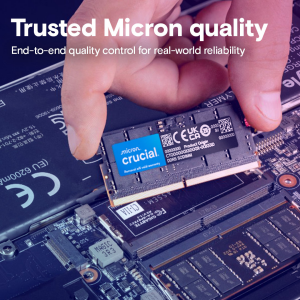 CRUCIAL 96GB (2X 48GB) DDR5 5600MHZ NOTEBOOK RAM VALUE CT2K48G56C46S5