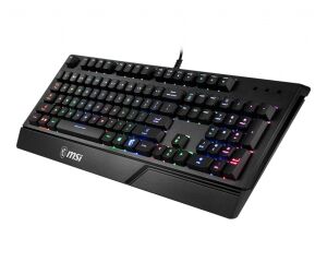 MSI Q TR Vigor GK20 RGB Ledli Sessiz Membran Siyah Oyuncu Klavyesi