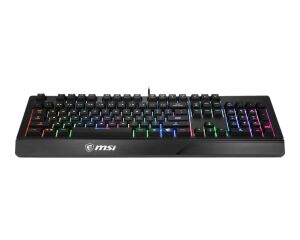 MSI Q TR Vigor GK20 RGB Ledli Sessiz Membran Siyah Oyuncu Klavyesi