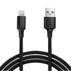 Vcom CU253 Lightning to USB 3m 10W (5V-2A) Örgülü Şarj Kablosu