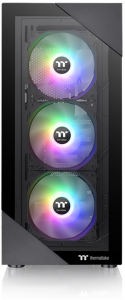 THERMALTAKE 650W 80+ View 200 TG CA-3X3-65M1WE-00 4-ARGB Fanlı Gaming Mid-Tower PC Kasası