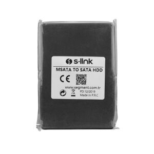 S-link MSATA TO SATA Harici 2.5 Siyah Hdd Kutusu