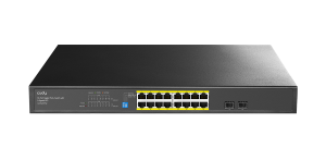 CUDY 16port PoE 200w 2-SFP Gigabit Watchdog Switch GS1020PS2