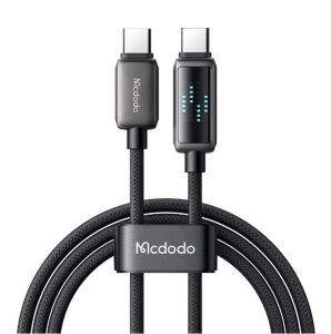 MCDODO CA-2630 36W USB-C TO LIGHTNİNG ŞARJ HIZ GÖSTERGELİ ŞARJ VE DATA KABLOSU- 1.2 M SİYAH