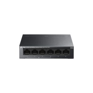 Tp-Link LS106P 6 Port 10-100 Mbps 4 Port Poe+ Masaüstü Switch