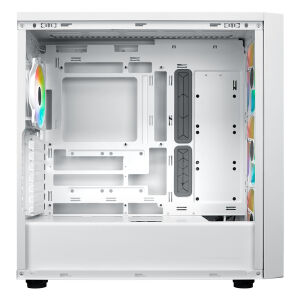 COOLERMASTER MasterBox 600 TG MB600-WGNN-S00 3-14CM ARGB Fanlı Gaming EATX PC Kasası Beyaz