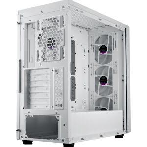 COOLERMASTER MasterBox 600 TG MB600-WGNN-S00 3-14CM ARGB Fanlı Gaming EATX PC Kasası Beyaz