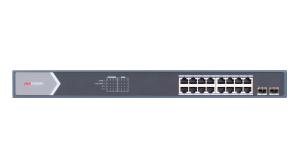 HIKVISION 16port PoE 150w 2-SFP Gigabit Yönetilemez Switch DS-3E0518P-E/M