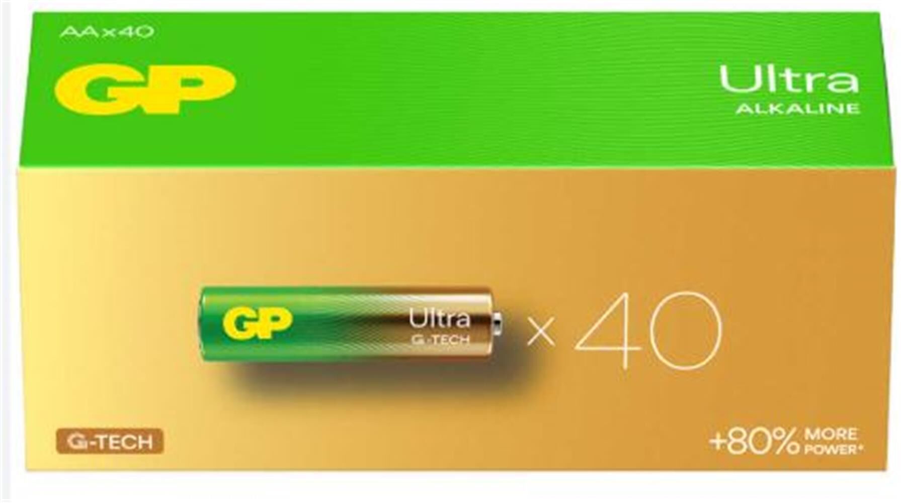 GP G-Tech LR6 AA Boy Ultra Alkalin Kalem Pil 40'lı Paket GP15AU-2B40
