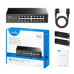 CUDY 16port Gigabit Yönetilemez Metal Kasa Switch GS1016