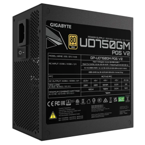 GIGABYTE 750w 80+Gold GP-UD750GM PG5 v2 Tam Modüler Power Supply