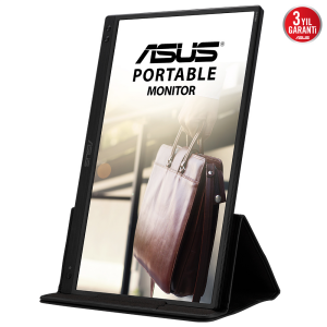 ASUS 15.6 IPS ZENSCREEN MB166C 5MS 60Hz TYPE-C Taşınabilir USB Monitör (1920 X 1080) (OUTLET)