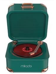 Mikado MD-62BT 5W 1200mAh Yeşil TF Kart + Bluetooth Destekli Klasik Retro Müzik Kutusu