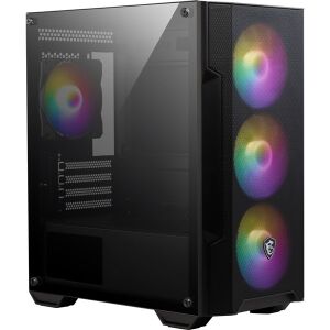MSI 600W 80+ MAG FORGE M100A D60 Gaming Mid-Tower PC Kasası