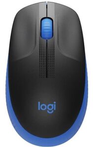 Logitech 910-005909 M191 Mavi Büyük Boy Kablosuz Mouse Optik 1000 Dpı Buton