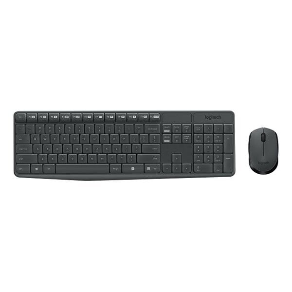 LOGITECH MK235 Kablosuz Q Trk Siyah Klavye - Mouse Set  (920-007925)