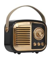 Mikado MD-24BT Echoes 3W 800mAh Siyah Usb+TF Kart+Bluetooth Destekli Klasik Retro Müzik Kutusu