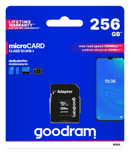 GOODRAM 256GB M1AA-2560R12 microSD Hafıza Kartı