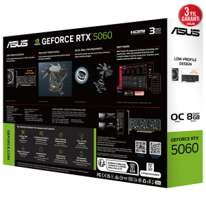 ASUS 8GB RTX5060 OC LP BRK GDDR7 128bit HDMI-DP PCIE 5.0