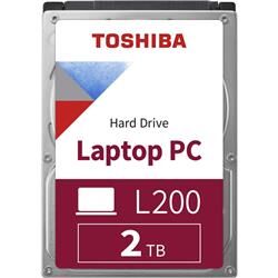 Toshiba 2TB 2.5'' L200 5400RPM 128MB HDWL120UZSVA Notebook Harddisk