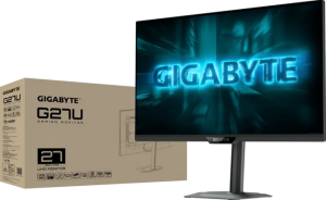 GIGABYTE 27 SS IPS G27U 1MS 160HZ HDMI-DP Pivot Gaming Monitör 3840x2160