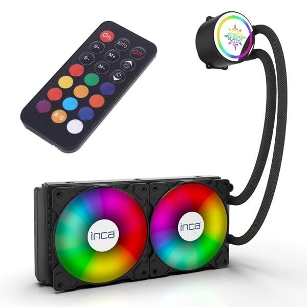 INCA 240mm ISS-02XN ARGB S�v� So�utmal� AM5-1700p ��lemci Fan�