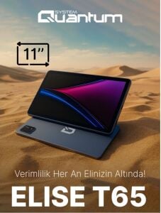 QUANTUM 11 8-çekirdek 8GB RAM- 256GB- 5G LTE Android Tablet / ELISE T65
